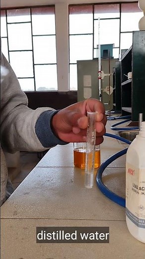 test for acetate ion #chemistry #chemical #lab