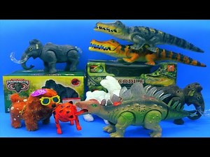 Walking animal toys rabbit, mommoth, elephants, crocodiles, dogs, tigers and dinosaurs