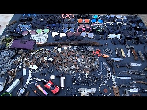 2017 River Finds! - iPhones, Knives, Rings, Sunglasses and a Pile of Money! | Nugget Noggin