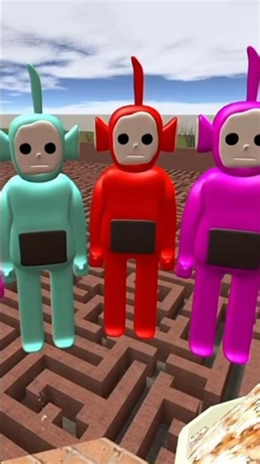 Slendytubbies in garry's mod game #slendytubbies #gmod #nextbots #reels #horrorgame