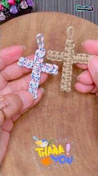 How to make a cross #diy #shorts #paracord #handmade #craft #howto #tutorial #design