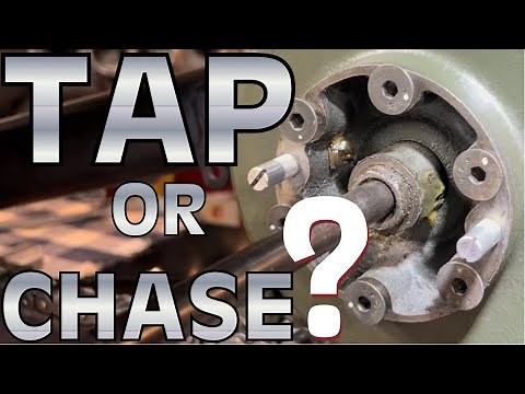 THREAD TAP or THREAD Chaser? How to use a thread chaser. 1940 Indian Chief Motorcycle. Chase Threads