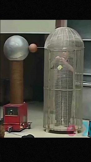 MIT Physics | Walter Lewin: The Electric Shield (Faraday Cage) #physics