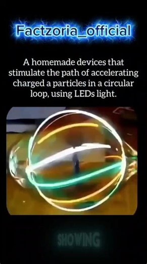 ⚛️ Homemade Particle Accelerator? The Science Behind This Glowing Ring!