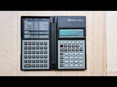 HP 28C Scientific Calculator from 1987 - A new beginning