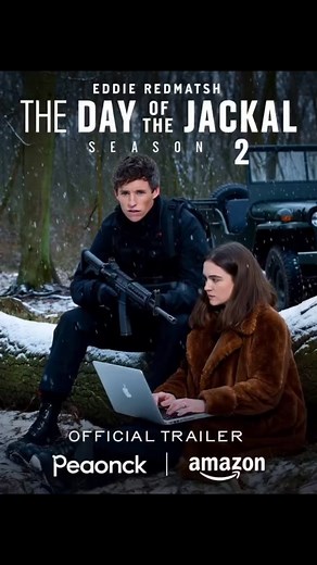 The Day of the Jackal – Season 2 (2025)👉Watch here: The Day of the Jackal returns for a second season, continuing the high-stakes espionage saga that captivated audiences in its debut. Eddie Redmayne reprises his role as the enigmatic assassin known as the Jackal, navigating a world of shifting alliances and personal vendettas.​Following the dramatic events of Season 1, the Jackal finds himself entangled in a dual conflict: seeking to reconcile with his estranged wife, Nuria (Úrsula Corberó), a