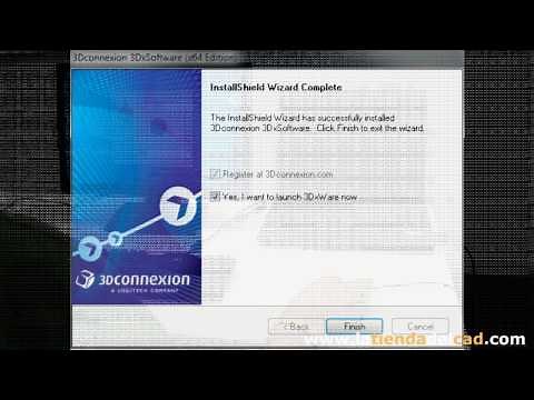 3D Connexion. Contenido, instalación, configuración y manejo.
