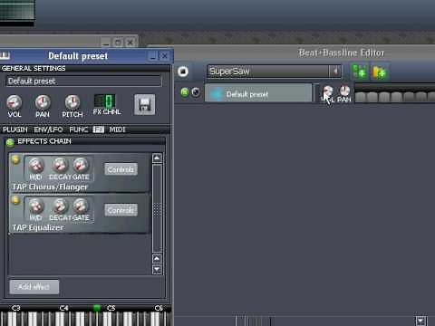 How to make a Basic Super Saw on LMMS with a 3xOsc