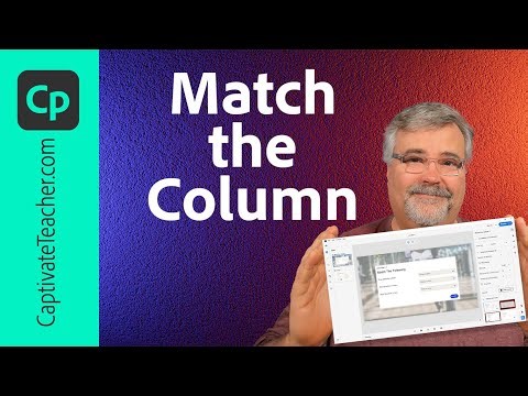 Adobe Captivate 12 - Matching Question