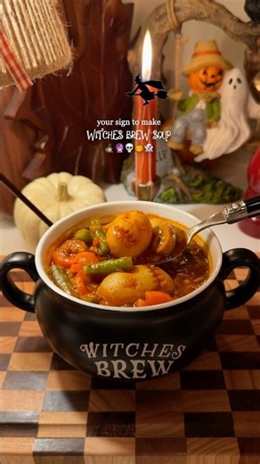 Vegan Witches Brew Soup