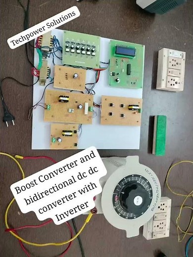 Boost converter and bidirectional dc dc converter with single phase inverter