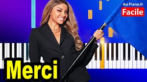 1.8K views · 65 reactions | Piano Cover Facile de Wejdene "Merci"...