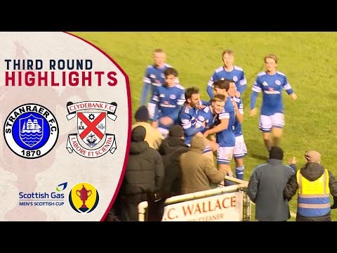 Stranraer 2-1 Clydebank | Scottish Cup Third Round Highlights