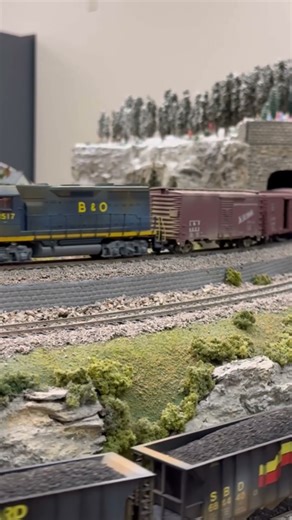 Model train foaming