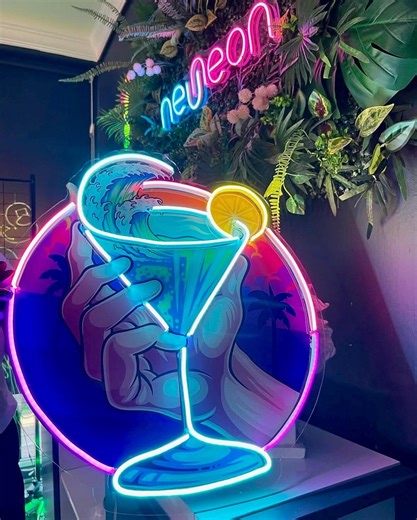 Custom Logo Led Sign, Custom Business Logo Acrylic Printed Led Sign, LED Acrylic Neon Sign Board, Personalized Name Neon Sign, Bar Neon Sign - Etsy