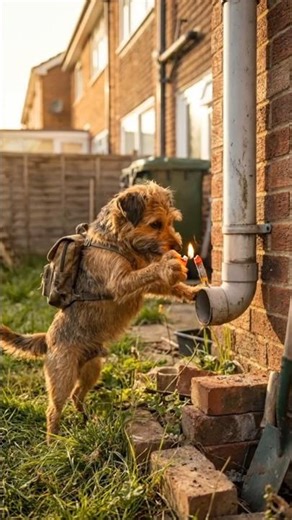 Dog Trolls Another Dog With a Rocket #shorts #pov #ai