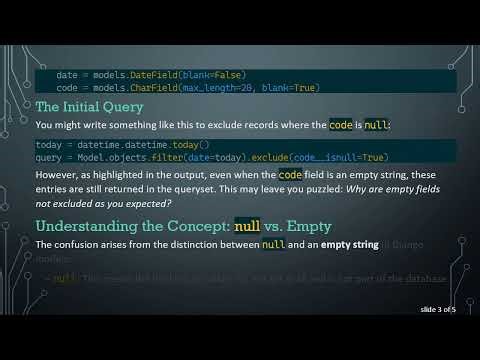 The exclude() Method in Django: Why It Might Not Work as Expected