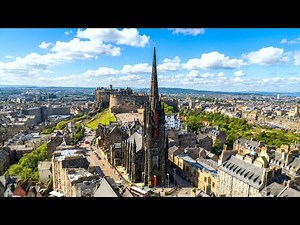 Scotland's Breathtaking Landscapes: Edinburgh Drone Footage