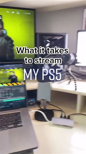 My Streaming Setup: Auzai Monitor, Twitch Streaming on PS5