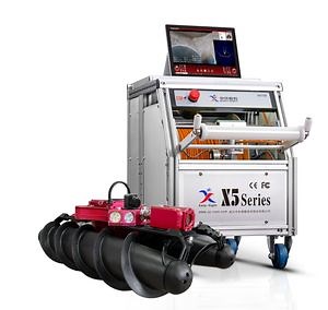 [Hot Item] Multi Sensor CCTV Inspection Camera Screw Type Crawler Combined with Sonar