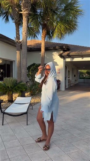 Pool days, soft skin, and a cover-up that does all the talking ✨🌊