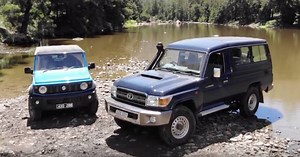 New Suzuki Jimny Meets Legendary Toyota Land Cruiser Troopy In Off-Road Review | Carscoops