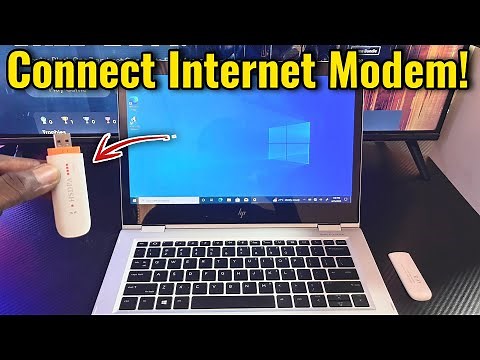How to Access the Internet Using a Modem | Connect a Modem to your Laptop
