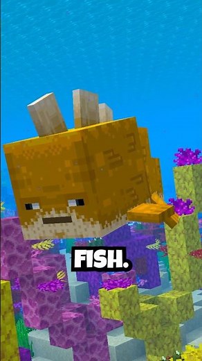 BUFF Pufferfish in Minecraft #shorts #minecraft