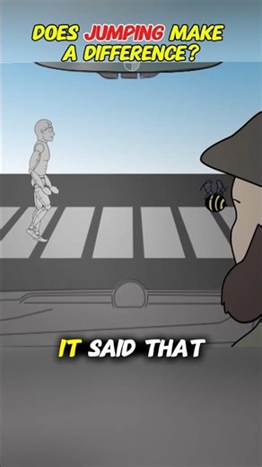 Does Jumping Help in a Crash? #physics #experiment #science