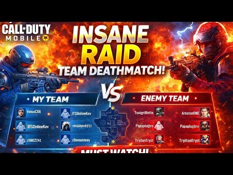 This RAID Match Was CRAZY 🤯 | COD Mobile Team Deathmatch