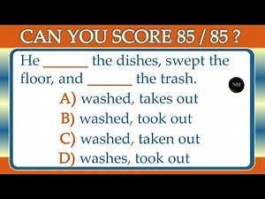 🎯85 Quality Quiz Questions & Answers | English Grammar Multiple Choice Questions (MCQs)|No.1 Quality