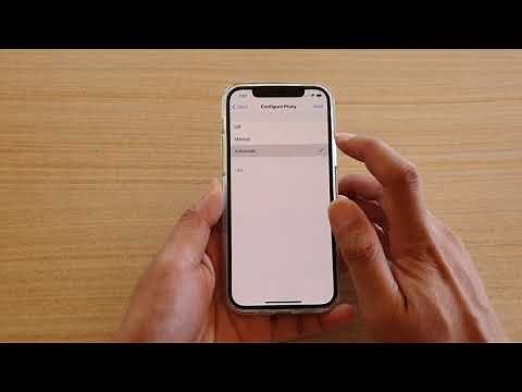iPhone 12/12 Pro: How to Set Proxy Server Configuration for Wifi Connection