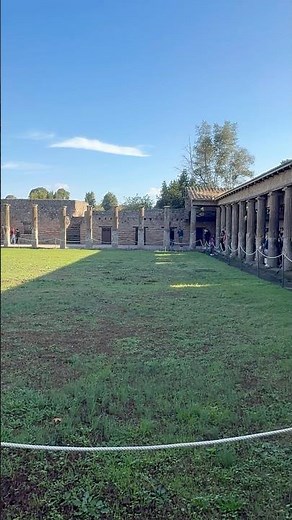 Gladiator Barracks of Pompeii, also Known as the Quadriporticus of the Theatre!