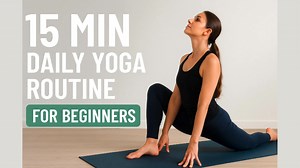 1K views | 15-Min Daily Yoga Routine for Beginners | Easy Flexibility...