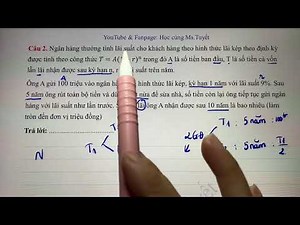 Toán 11.CĐ6. Tính lãi suất - Toán thực tế Hàm mũ - hàm Logarit