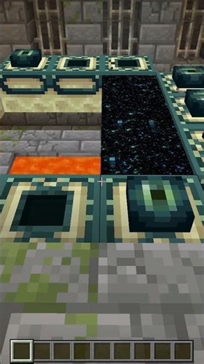 BUGGED END PORTAL SEED in MINECRAFT BEDROCK! #minecraft #minecraftshorts #shorts