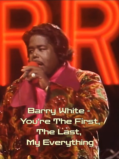 ♫ Barry White “You're The First ,The Last, My Everything” (1974) American singer songwriter and producer Barry White, live with his Love Unlimited Orchestra 🇺🇸 #BarryWhite #Soul #Disco #music #musica