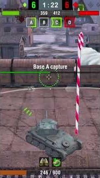 Won by points! 🤣 | 10 hp left. #wotblitz AMX 12 t