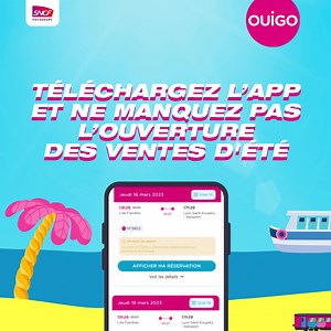 Prévoyez dès le 13 mars vos voyages de juillet à décembre avec OUIGO ! Vous avez le choix parmi plus de 50 destinations desservies dès 16€. Let’s go ! 😉 ➡ Plus d'informations sur www.ouigo.com/content/ouverture-des-ventes-dete-ouigo | OUIGO