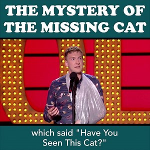 36M views · 157K reactions | The story of Joe Lycett's missing cat is the funniest four minutes you'll see this year.  | BBC Two | Facebook
