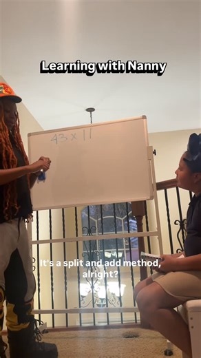 The Trustworths on Instagram: "Lei was having problems with her multiplication. Specifically the 11’s so I showed her a “ Split and Add method “ . You should definitely use this method to help your young ones : It only works with 2 digit numbers . Split the numbers and add them together the outcome is the the middle digit ! 😬 thank me later 💕 #theflynanny #nannylife #learningwithnanny"