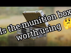 Codm: Munition box review