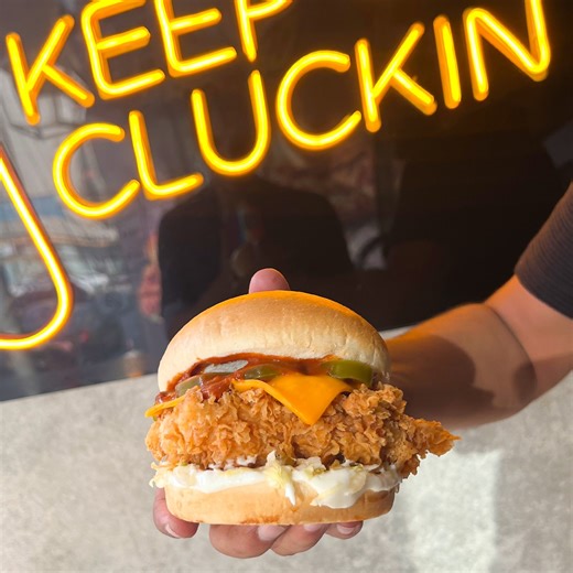 19 reactions |  Anger unleashed, flavors explode! Keep cluckin' and dive into this tantalizing taste sensation the very fiery ANGRY CHICKEN BURGER ️ - Bold. Fiery. Irresistible. Order Online: www.cluckys.pk Call 021-111-258-259(CLUCKY) . . . #Cluckys #thechickenhouse #angrychickenburger #fiery #newrrival #orderonline | Clucky's | Facebook