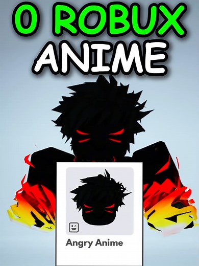 Angry Anime Face for Roblox - 0 Robux Guide