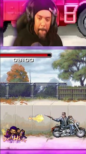 Terminator Motorcycle Chase: High-Speed Pursuit #shorts