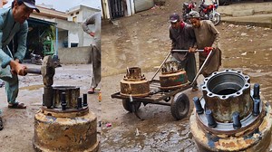 18 reactions | Truck Wheel Stud Removal and Replacement | Replacing Studs 'Easy Way' #repairs #viralpost #engineer #amazing | MacTech Pakistan | Facebook