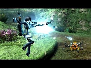 Phantasy Star Online 2 - Female Dewman Braver Bow Gameplay - F2P (Japan)