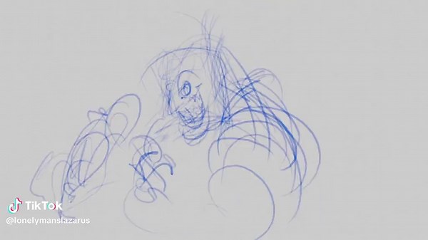 I live 🫰 just doing school/work/life on top of art/animating and some other projects! Never a dull moment! It’s always really fascinating to me to compare something I just made (the beginning in blue I made in 2 days) versus the other half I made in 2024! Time rly do something #lonelymanslazarus #animation #indieanimation #animator