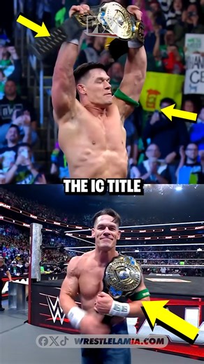 390K views · 6.8K reactions | REAL REASON John Cena Won The WWE IC Championship On RAW 﫨 #wwe #wrestling | Wrestlelamia.com | Facebook