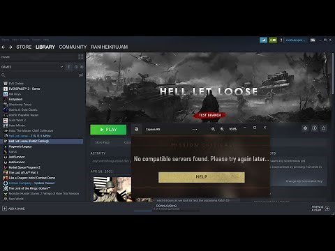 Fix Hell Let Loose Error No Compatible Servers Found/Lost Connection To Host On PC